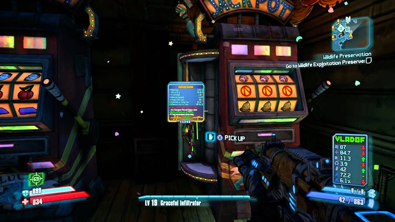 Borderlands 2 slot machine glitch